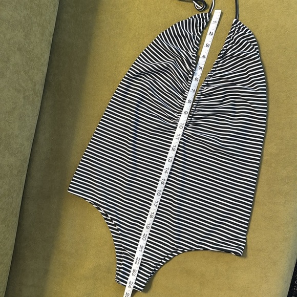 MIKOH Luana One Piece Swim Suit Black/White STRIPED XL 74 - Picture 9 of 16